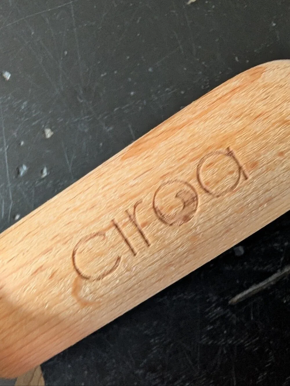 Ciroa Pumpkin Embossed Wooden Rolling Pin and Two Pie Servers Autumn Halloween